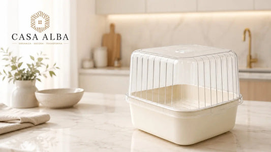 Caja de almacenamiento / escurridor